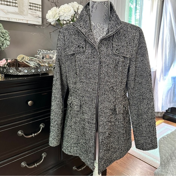 Nautica Black & Gray Tweed Jacket - Picture 7 of 15